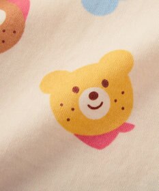 MIKI HOUSE HOT BISCUITS 【80-120cm】カラフルビーンズ 総柄 5分丈パンツ