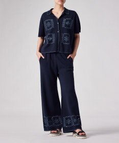 Paul Smith ハンドクラフトエンブロイダリー ニット トラウザーズ