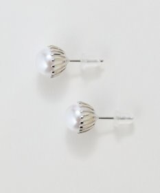 Phoebe <オンワード限定セット>トゥウィンクルフレームパールピアス×クラッシービジューカチューシャ シルバー