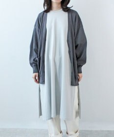 WHITE MAILS PAPER KNIT V-NECK CARDIGAN