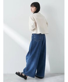 earth music&ecology ジップショートシャツ