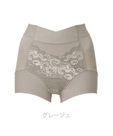 BRADELIS New York 【BRADELIS NewYork peace】綿混フィットレースショーツ ウエストからヒップ下まですっぽり包み補整するショーツ