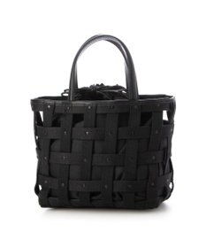 UNBILLION ペルケ perche / テープ透かし格子トートバッグS