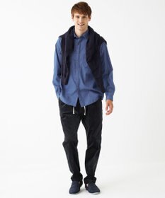 JOSEPH ABBOUD MOUNTAIN 【SPACE／UNISEX】Fine Count INDIGO シャツ