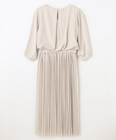 ANY L 【ウエストゴム】プリーツワンピース