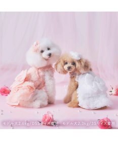 PET PARADISE cherircouture メニ―ローズ ワンピース ピンク 小型犬