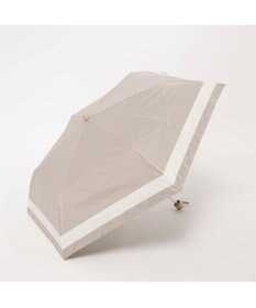 UNBILLION カシュネ cachenez / PU切り継ぎボーダー3段折りたたみ傘