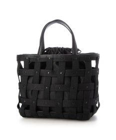 UNBILLION ペルケ perche / テープ透かし格子トートバッグS