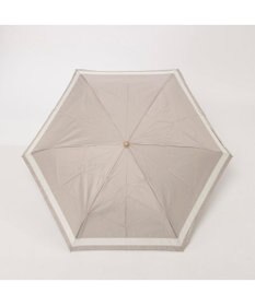 UNBILLION カシュネ cachenez / PU切り継ぎボーダー3段折りたたみ傘
