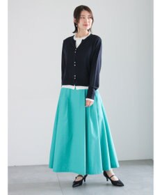 Te chichi タイプライタータックフレアスカート