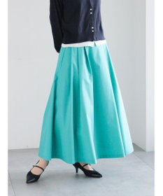 Te chichi タイプライタータックフレアスカート