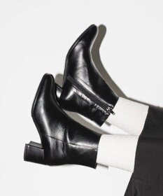 BONTRE 【BONTRE/ボントレ】スクエアトゥヒールブーツ