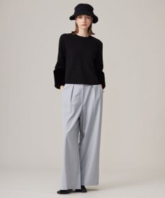 ICB ウールブレンドスムース デザインニット