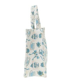 Maison de FLEUR ティーカップ柄ゴブランスクエアトートバッグ