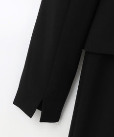 自由区 FORMAL 【ストレッチ/前開きワンピース】平二重 ジャケット+ワンピース