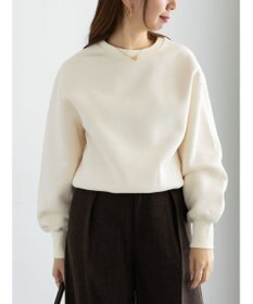 Te chichi ワンポイント刺繍裏起毛プルオーバー