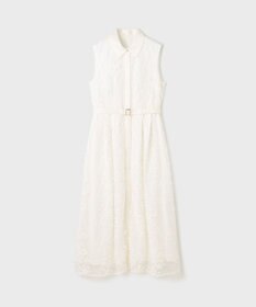 GRACE CONTINENTAL フラワーライン刺繍ワンピース