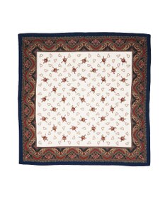 Marca 【伝統横濱スカーフ】ホルン  小判 シルクツイル スカーフ