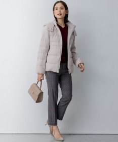 組曲 【洗える・2WAY】ライトタフタショートダウン