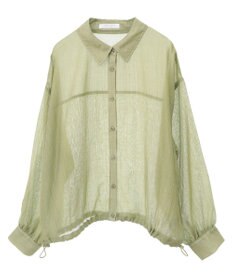 Green Parks 裾ドロストシアーシャツ