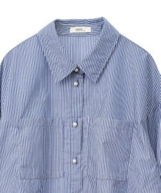 earth music&ecology オーバーフレアシャツ