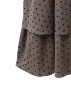 Green Parks ■ＥＳＣＡＲ　リボンｐｔフリルネックワンピース