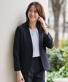 ANY SIS スマートビューティストレッチカラーレス ジャケット