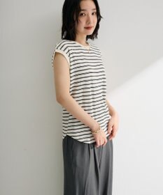 Green Parks マルチボーダーフレンチプルオーバー