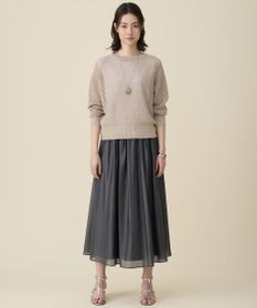 自由区 L エアリーローンプレーン スカート