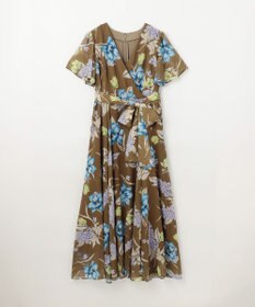 GRACE CONTINENTAL ミモザプリントワンピース