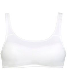 Wing ジュニア ノンワイヤーブラ Wing Teen きちんとささえる 綿混素材(身生地部・カップ肌側) 【STEP3 まるみをおびてきた胸に】ハーフトップ  RB6935 ウイング／ワコール