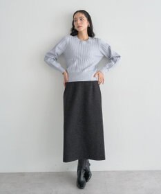 YECCA VECCA メルトンナロースカート