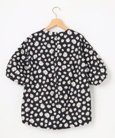 組曲 S 【組曲×setsuko sagittaire】ハイカウントストレッチプリント ブラウス