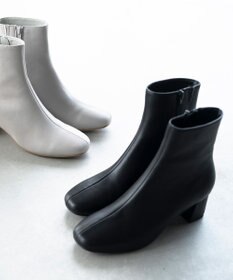 自由区 レザーショートブーツ