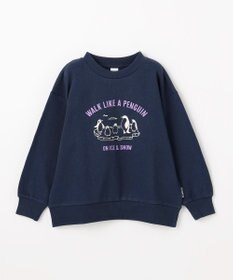 ANY KIDS アニマルプリント 裏毛トレーナー