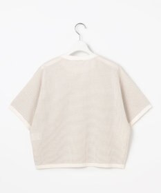 自由区 シアーメッシュニット Tシャツ