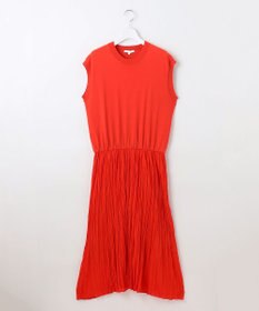 自由区 L 【カタログ掲載・洗える】ジョーゼットプリーツコンビ ワンピース