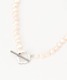 TOCCA OPEN CLOVER PEARL NECKLACE 淡水バロックパール 2WAY ネックレス