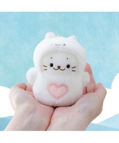 Mother garden しろたん ふわふわ キーホルダー 《クリオネ》 単品