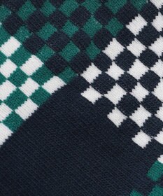 23区GOLF 【MEN】チェック柄 ハーフソックス