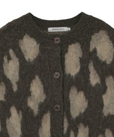 AMERICAN HOLIC レオパード柄ニットカーディガン