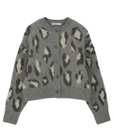 AMERICAN HOLIC レオパード柄ニットカーディガン