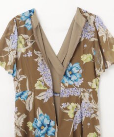 GRACE CONTINENTAL ミモザプリントワンピース