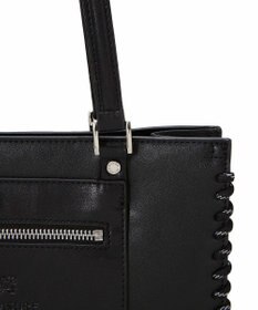 TOPKAPI 【TREASURE TOPKAPI】フェイクレザー ポーチ付き パラコード かがりトートバッグ