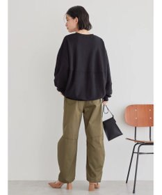 AMERICAN HOLIC ポケット付きバックドレープ裏毛プルオーバー