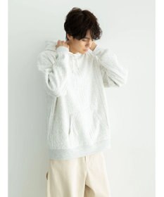 CRAFT STANDARD BOUTIQUE ケーブル柄カットパーカー2