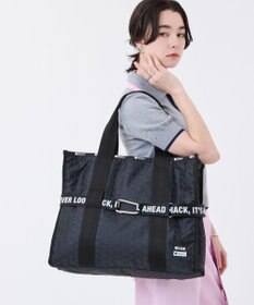 LeSportsac MSGM LG BOAT TOTE/ボートトートブラックジャカード