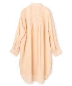 BEIGE， PAULINE / リネンヴィスコースオーバーサイズロングシャツ