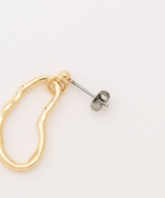 ANY 【WEB限定】メタルリングピアス(両耳用)