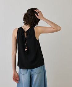 GRACE CONTINENTAL ビジューノースリーブトップ